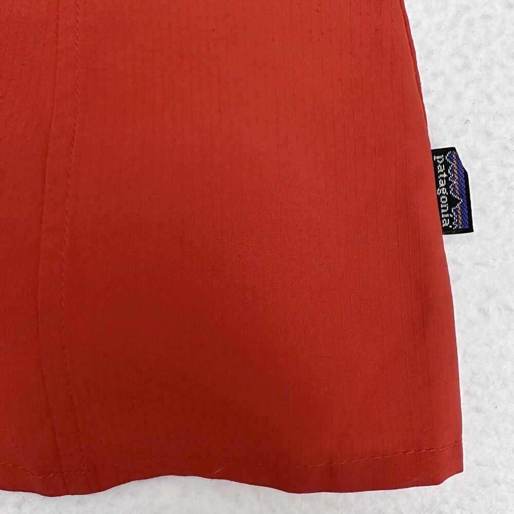Patagonia Womens Sol Patrol Shirt Sz 12 Fly Fishing Orange Short Sleeve Vintage - Picture 6 of 8